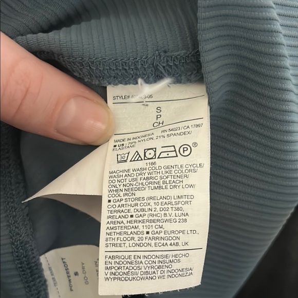 Fabletics Powersoft Leggings - Teal - Picture 5 of 5